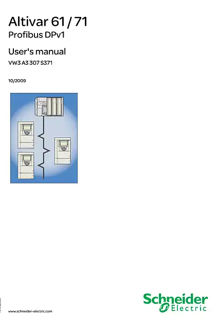 schneider施耐德ATV61_71通讯卡 Profibus-DPv1 manual (English) - VW3A3307S371